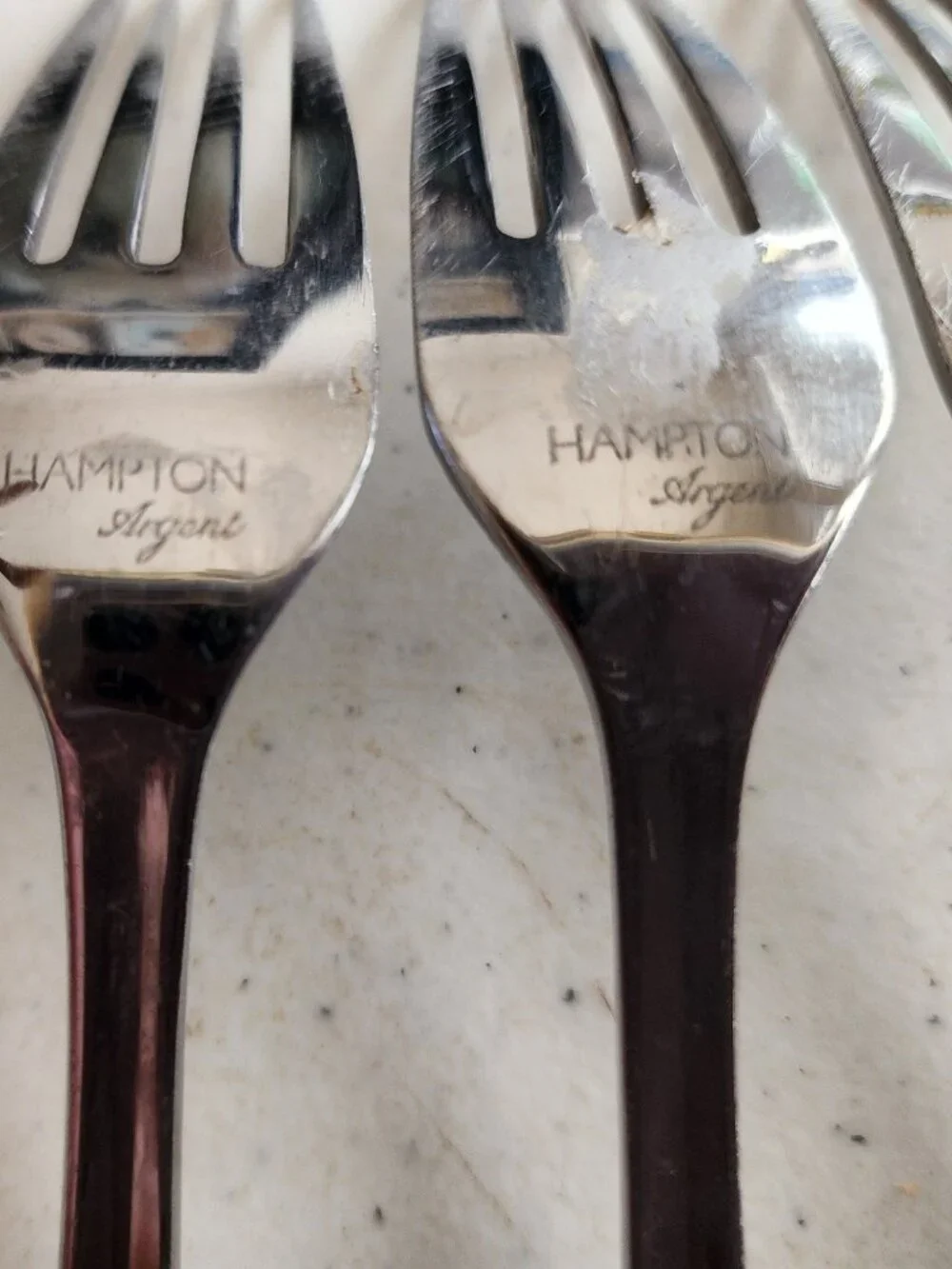 HAMPTON Argent Silverware Flatware Stainless Steel Set of 12 Spoons Forks Knives